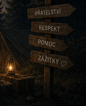 Strážní věž v krajině